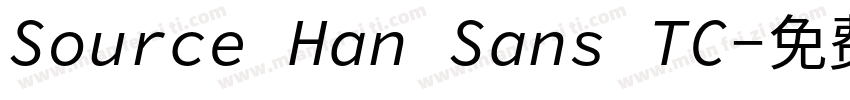 Source Han Sans TC字体转换